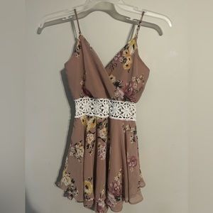 Rue21 floral romper